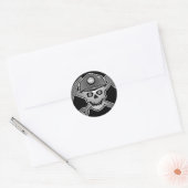 STICKER ROND PEAU MINEUR DE CHARBON (Enveloppe)