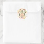 Sticker Rond PEBBLES™ Beauté tribale (Sac)