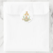 Sticker Rond PEBBLES™ en Lotus Flower (Sac)