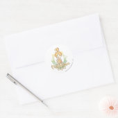 Sticker Rond PEBBLES™ en Lotus Flower (Enveloppe)
