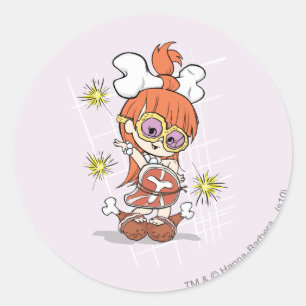 Sticker Rond PEBBLES™ Goes Gaga