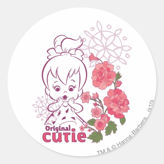 Sticker Rond PEBBLES™ Original Cutie (Devant)