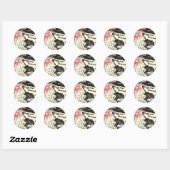 Sticker Rond PEBBLES™ Punk Rock Legend (Feuille)