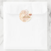 Sticker Rond PEBBLES™ Sandy Design (Sac)