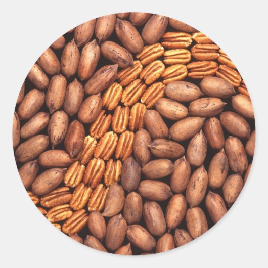 Sticker Rond Pecans (Devant)