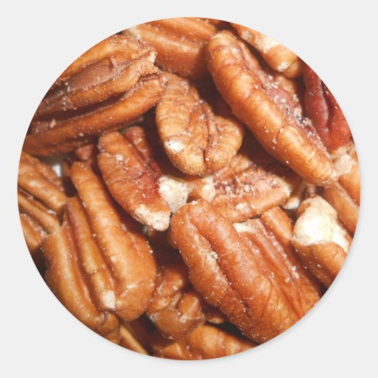 Sticker Rond Pecans frais (Devant)