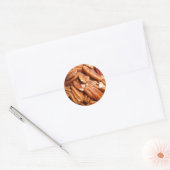 Sticker Rond Pecans frais (Enveloppe)