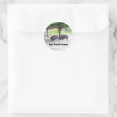 Sticker Rond Peccaire Chacoan #3 (Sac)