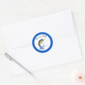Sticker Rond Pêche 50e anniversaire (Enveloppe)