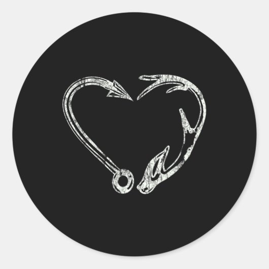 Sticker Rond Pêche & Chasseur de rameaux Antler Elk Chasse de c (Devant)