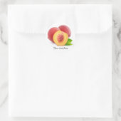 Sticker Rond Pêche fraîche (Sac)