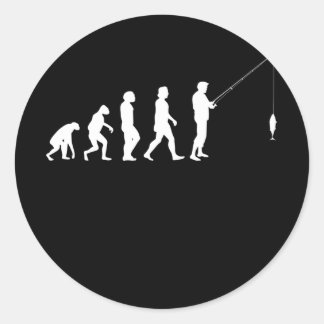 Sticker Rond Pêche Pêche Pêche Pêcheur Pêche