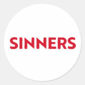 Sticker Rond Pécheurs (Devant)