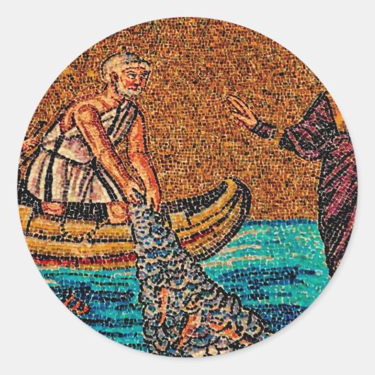 Sticker Rond Pêcheurs d'hommes (Devant)