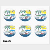 Sticker Rond Peckinpaw Dreams ! (Feuille)