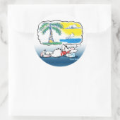 Sticker Rond Peckinpaw Dreams ! (Sac)