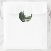 Sticker Rond Pecos Wilderness, Nouveau-Mexique (Sac)