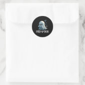Sticker Rond Peekaboo Basic Slogan (Sac)