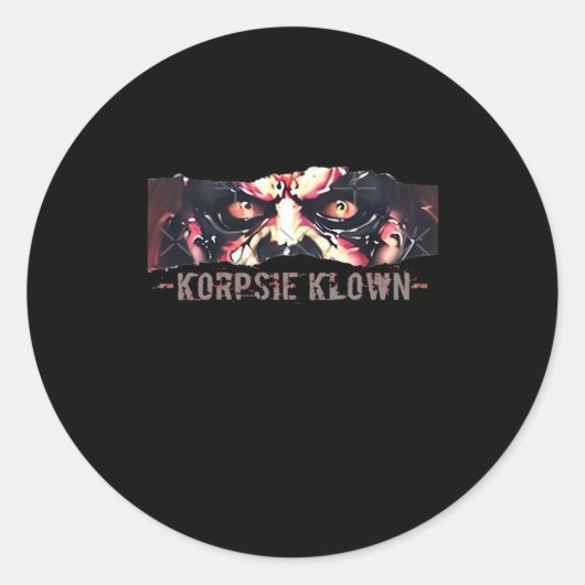 Sticker Rond Peekaboo Graphisme Vibes d'automne (Devant)