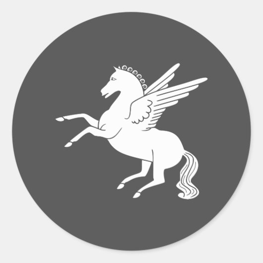 Sticker Rond Pegasus (Devant)