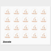 Sticker Rond Pegasus (Feuille)