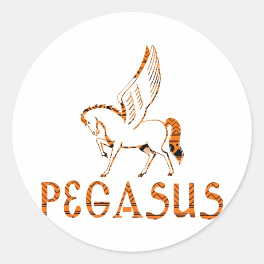 Sticker Rond Pegasus (Devant)