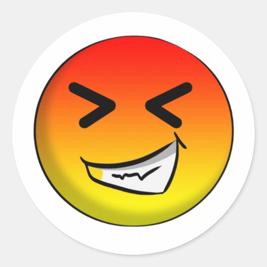 Sticker Rond Pegatina de Emoji (Devant)