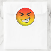 Sticker Rond Pegatina de Emoji (Sac)