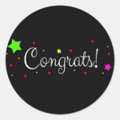 Sticker Rond Pegatina - ¡Felicidades ! (Devant)