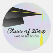 Sticker Rond Pegatina personalizado - Graduación (Devant)