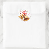 Sticker Rond pegatina redonda clasica con campanita (Sac)