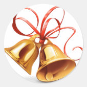 Sticker Rond pegatina redonda clasica con campanita (Devant)