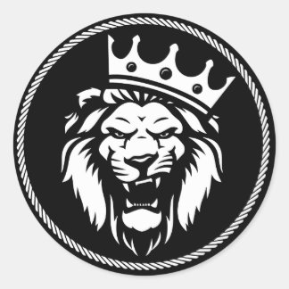 Sticker Rond Pegatina rey leon