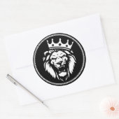 Sticker Rond Pegatina rey leon (Enveloppe)