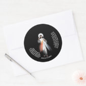 Sticker Rond pegtatina con jesus misericordioso (Enveloppe)