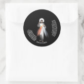 Sticker Rond pegtatina con jesus misericordioso (Sac)