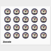 Sticker Rond Peintres Union Eagle (Feuille)