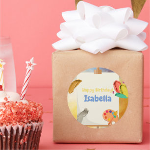 Sticker Rond Peinture