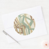 Sticker Rond Peinture à main levée par Norman Wyatt (Enveloppe)