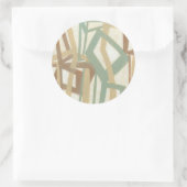 Sticker Rond Peinture à main levée par Norman Wyatt (Sac)