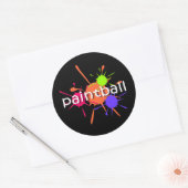 Sticker Rond Peinture cool (Enveloppe)