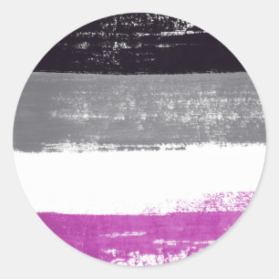 Sticker Rond Peinture de fierté sexuelle