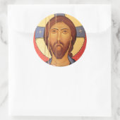 Sticker Rond Peinture de Jésus (Sac)
