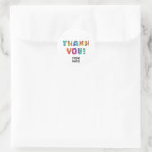 Sticker Rond Peinture Merci (Sac)