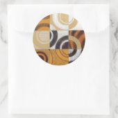 Sticker Rond Peinture moderne avec Motifs circulaires (Sac)