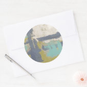 Sticker Rond Peinture moderne pour la libre expression (Enveloppe)