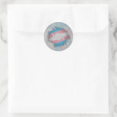 Sticker Rond Peinture Splatter TransgenreTriple Déesse Lune (Sac)
