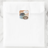 Sticker Rond Pekingese Turquie (Sac)