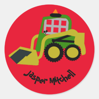 Sticker Rond Pelle Bobcat