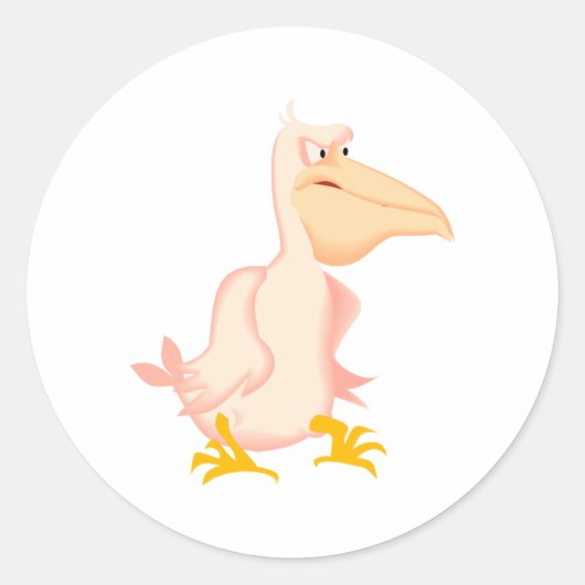 Sticker Rond Pellin Pelican (Devant)